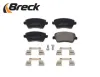 Bremsbelagsatz, Scheibenbremse BRECK 23973 00 702 00 Bild Bremsbelagsatz, Scheibenbremse BRECK 23973 00 702 00
