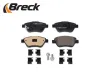 Bremsbelagsatz, Scheibenbremse Vorderachse BRECK 23982 00 702 10 Bild Bremsbelagsatz, Scheibenbremse Vorderachse BRECK 23982 00 702 10