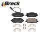 Bremsbelagsatz, Scheibenbremse Vorderachse BRECK 24294 00 701 00 Bild Bremsbelagsatz, Scheibenbremse Vorderachse BRECK 24294 00 701 00
