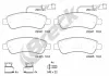 Bremsbelagsatz, Scheibenbremse BRECK 24465 00 703 10