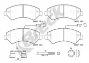 Bremsbelagsatz, Scheibenbremse BRECK 24467 00 703 10