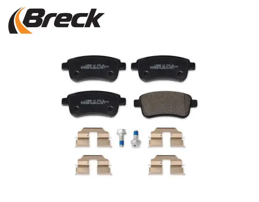 Bremsbelagsatz, Scheibenbremse Hinterachse BRECK 24820 00 704 00 Bild Bremsbelagsatz, Scheibenbremse Hinterachse BRECK 24820 00 704 00
