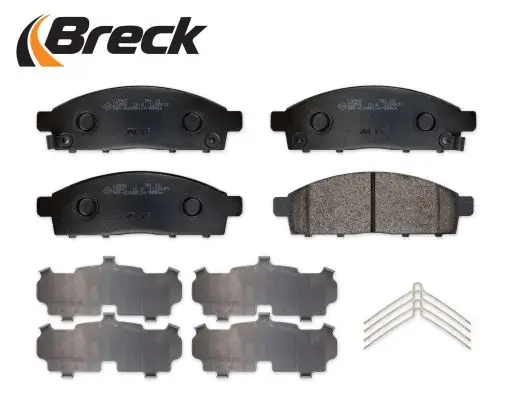 Bremsbelagsatz, Scheibenbremse Vorderachse BRECK 25087 00 701 00 Bild Bremsbelagsatz, Scheibenbremse Vorderachse BRECK 25087 00 701 00