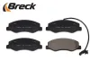 Bremsbelagsatz, Scheibenbremse BRECK 25172 00 703 10 Bild Bremsbelagsatz, Scheibenbremse BRECK 25172 00 703 10