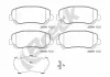 Bremsbelagsatz, Scheibenbremse Vorderachse BRECK 25564 00 701 00 Bild Bremsbelagsatz, Scheibenbremse Vorderachse BRECK 25564 00 701 00