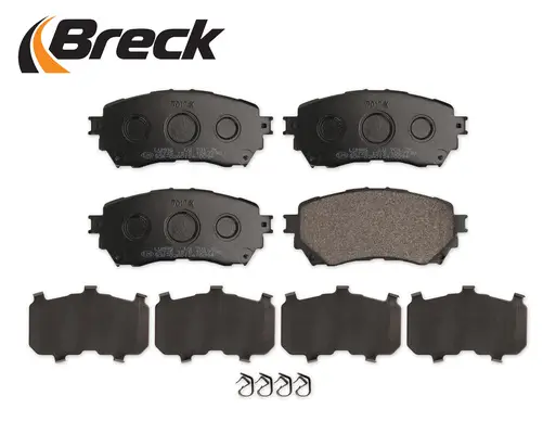 Bremsbelagsatz, Scheibenbremse Vorderachse BRECK 25725 00 701 00 Bild Bremsbelagsatz, Scheibenbremse Vorderachse BRECK 25725 00 701 00