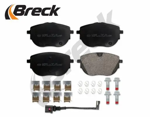 Bremsbelagsatz, Scheibenbremse Vorderachse BRECK 26268 00 703 00 Bild Bremsbelagsatz, Scheibenbremse Vorderachse BRECK 26268 00 703 00