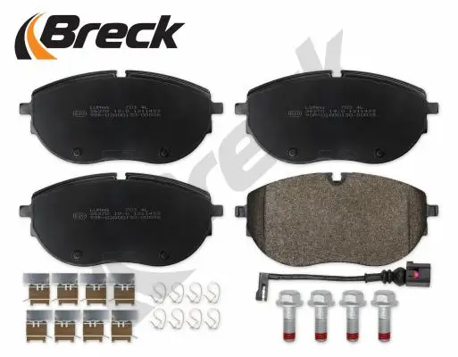 Bremsbelagsatz, Scheibenbremse Vorderachse BRECK 26270 00 703 00 Bild Bremsbelagsatz, Scheibenbremse Vorderachse BRECK 26270 00 703 00