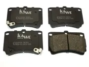 Bremsbelagsatz, Scheibenbremse Vorderachse KAWE 810008