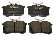 Bremsbelagsatz, Scheibenbremse Hinterachse KAWE 810013
