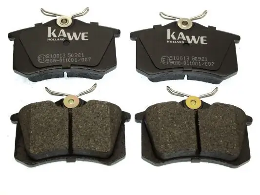 Bremsbelagsatz, Scheibenbremse Hinterachse KAWE 810013 Bild Bremsbelagsatz, Scheibenbremse Hinterachse KAWE 810013