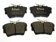 Bremsbelagsatz, Scheibenbremse Hinterachse KAWE 810027
