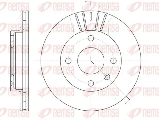 Bremsscheibe KAWE 6096 10