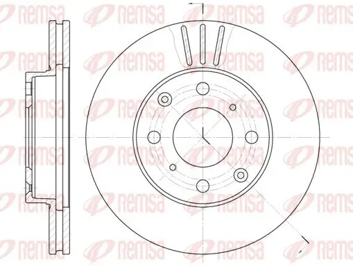 Bremsscheibe KAWE 6108 10