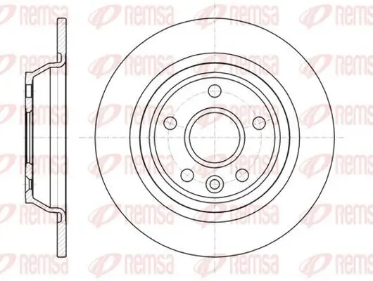 Bremsscheibe KAWE 61167 00