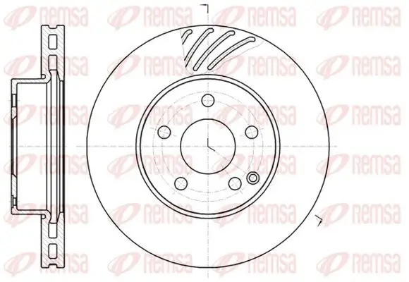 Bremsscheibe KAWE 61184 10