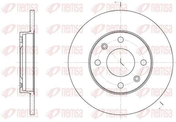 Bremsscheibe Vorderachse KAWE 6130 00