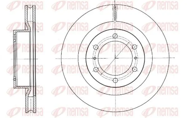 Bremsscheibe KAWE 61331 10