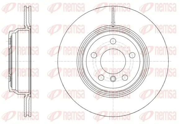 Bremsscheibe KAWE 61547 10