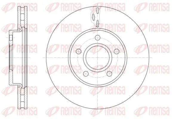 Bremsscheibe KAWE 61560 10