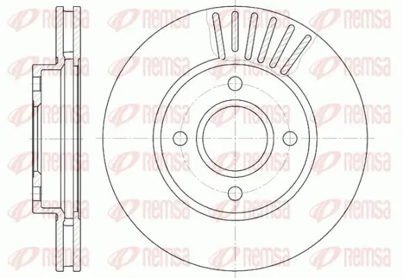 Bremsscheibe KAWE 6211 10