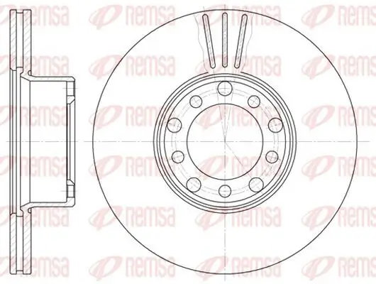 Bremsscheibe KAWE 6274 10