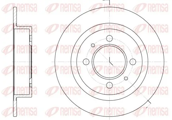 Bremsscheibe KAWE 6424 00