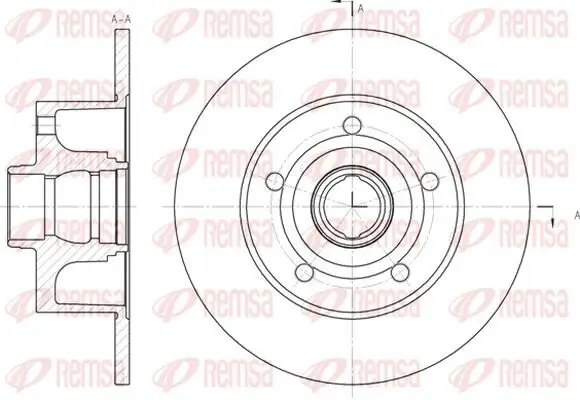 Bremsscheibe KAWE 6431 00