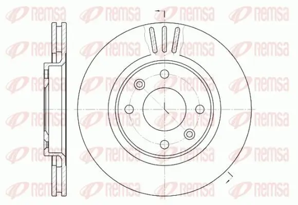 Bremsscheibe KAWE 6603 10