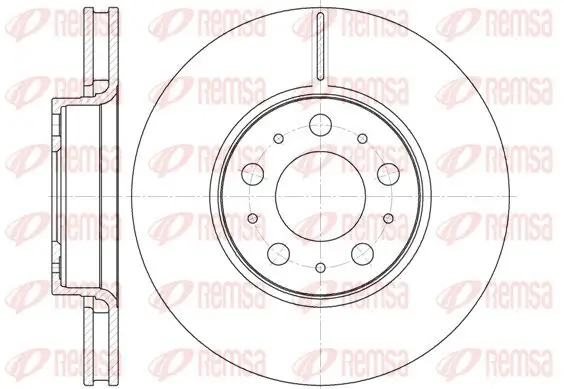 Bremsscheibe KAWE 6619 10