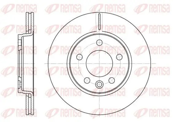 Bremsscheibe KAWE 6707 10