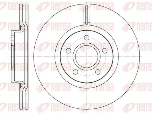 Bremsscheibe KAWE 6711 10