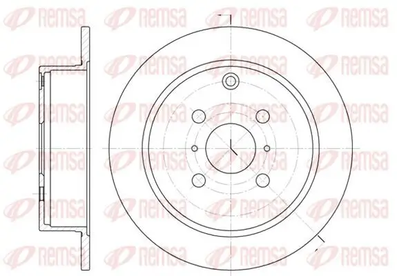 Bremsscheibe KAWE 6805 00