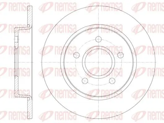 Bremsscheibe KAWE 6846 00