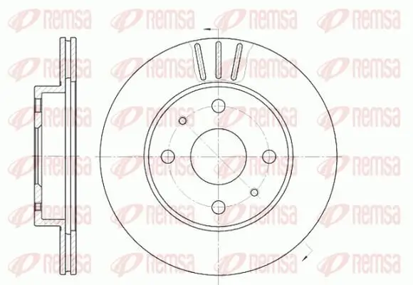 Bremsscheibe KAWE 6954 10