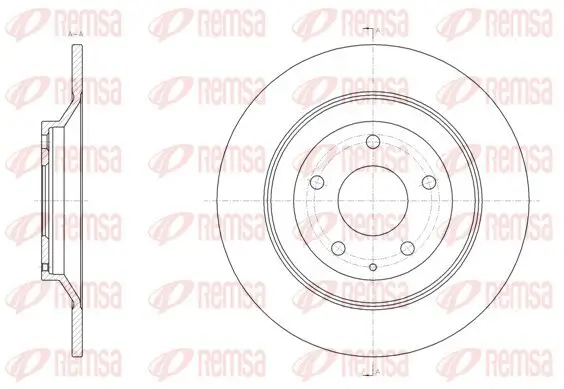 Bremsscheibe KAWE 61518 00