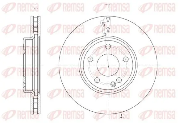 Bremsscheibe KAWE 61522 10