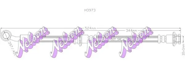 Bremsschlauch KAWE H3973