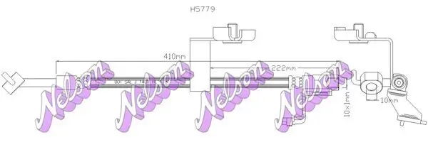 Bremsschlauch KAWE H5779