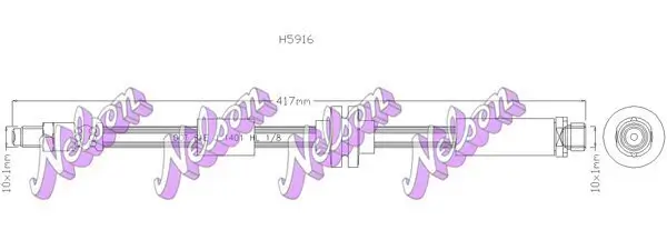 Bremsschlauch KAWE H5916