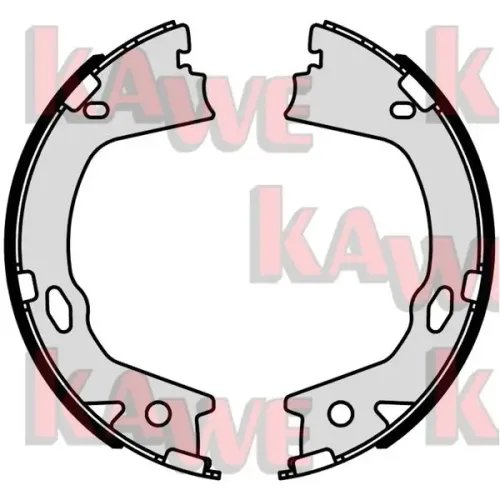Bremsbackensatz, Feststellbremse KAWE 01094 Bild Bremsbackensatz, Feststellbremse KAWE 01094