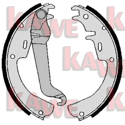 Bremsbackensatz KAWE 02540 Bild Bremsbackensatz KAWE 02540