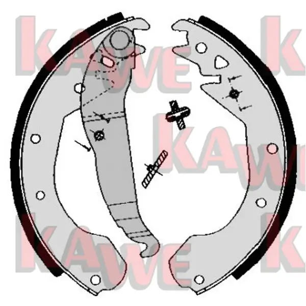 Bremsbackensatz KAWE 04650