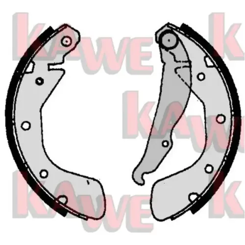 Bremsbackensatz KAWE 06800 Bild Bremsbackensatz KAWE 06800