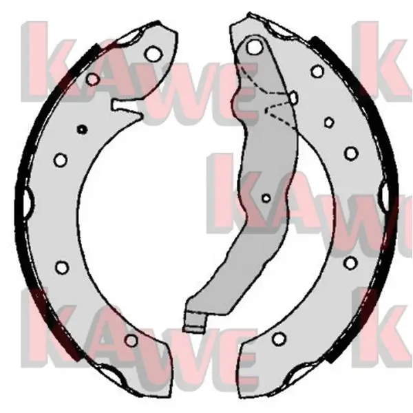 Bremsbackensatz KAWE 06860