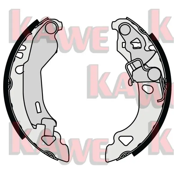 Bremsbackensatz KAWE 07080