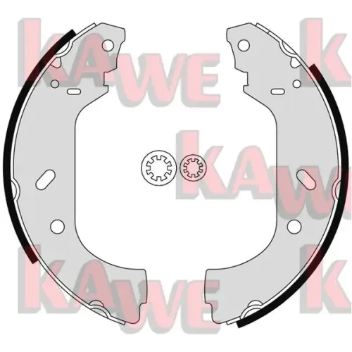 Bremsbackensatz KAWE 07150 Bild Bremsbackensatz KAWE 07150