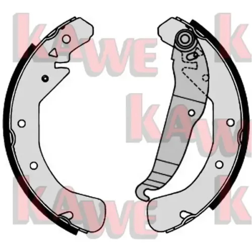 Bremsbackensatz KAWE 07200 Bild Bremsbackensatz KAWE 07200