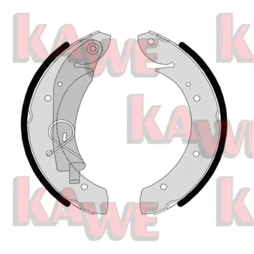 Bremsbackensatz KAWE 07420 Bild Bremsbackensatz KAWE 07420
