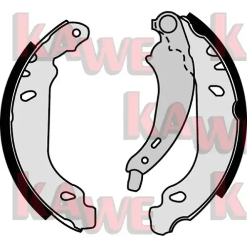 Bremsbackensatz KAWE 07430 Bild Bremsbackensatz KAWE 07430